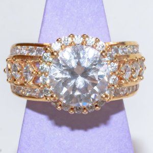 Sterling Silver Cubic Zirconia Solitaire Filigree Ring by MEDA US 6